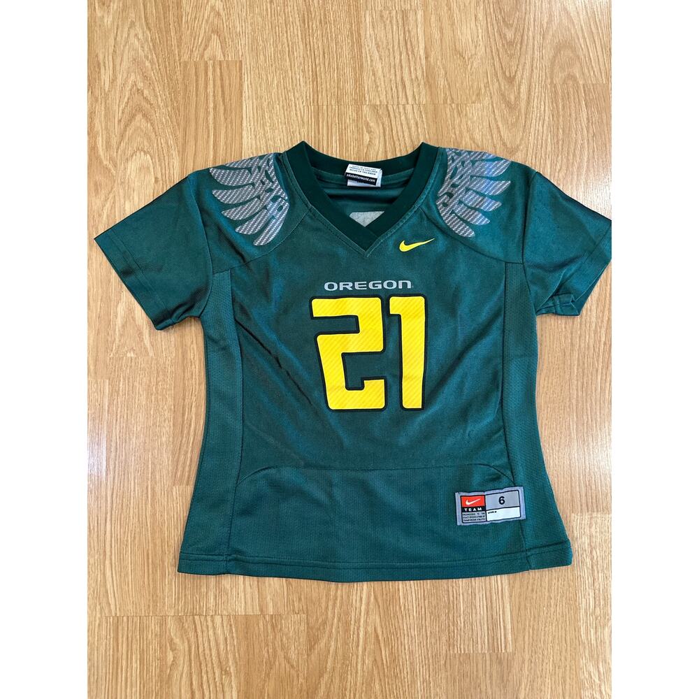 Nike Oregon Ducks Youth Football Jersey #21, Size 6